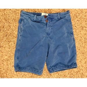 Hollister Blue Khaki Shorts
